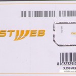 Una delle prime sim Fastweb Mobile