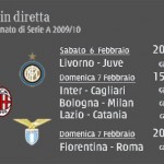 Livorno – Juve la prima diretta streaming 3TV. Domani Fiorentina – Roma e Bologna – Milan