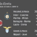 Serata di calcio in diretta su La3: Inter – Milan, sfida a distanza