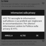 HTC one - Sense TV - configurazione