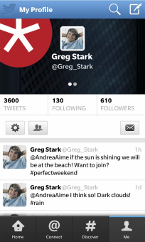 Twitter 10.2 - Blackberry 10