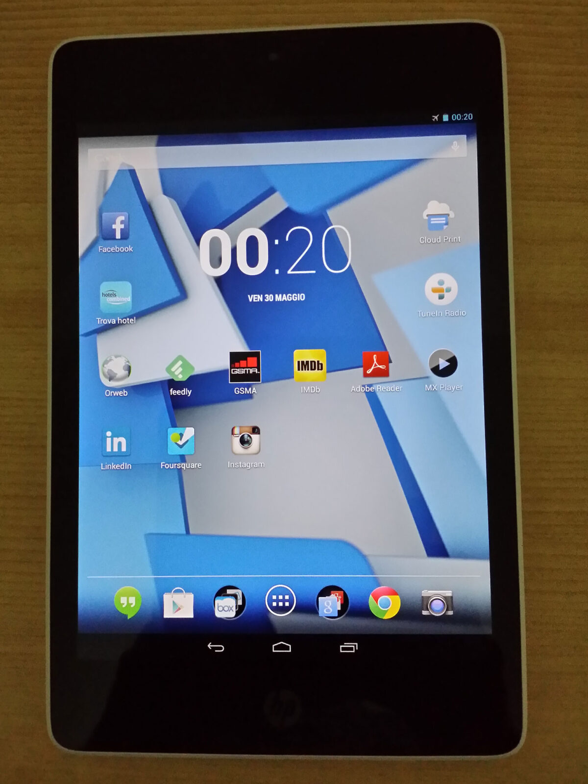 Recensione tablet Android HP Slate 8 Pro audio e video al top