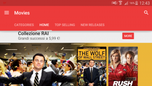 I film della collezione Rai Cinema su Google Play Film (App Store)