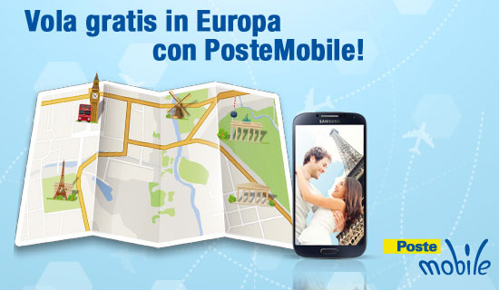 Vola Gratis in Europa Con Poste Mobile (promo estate 2013)