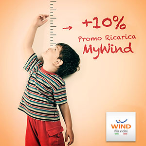 Wind 10 percento promo ricarica MyWind
