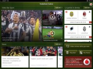 Vodafone Calcio streaming gratis