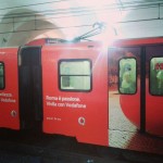 Vodafone: treno sponsorizzato metro Roma