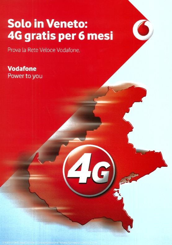 Vodafone Speciale Veneto: Extra 2GB 4G gratis (2014)