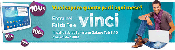 Entra nel Fai da Te e VINCI - Vodafone marzo 2014