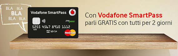 Con Vodafone SmartPass Minuti Relax: chiamate GRATIS