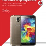 Vodafone Samsung Galaxy S5 gratis Spotify 3 mesi