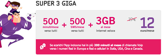 Tiscali Super 3GB