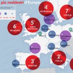 I Paesi più maldestri d'Europa (ricerca Squaretrade 2014)