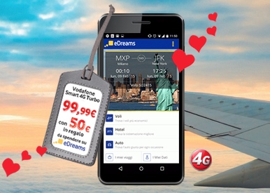 Vodafone: a San Valentino 2015 regala un viaggio