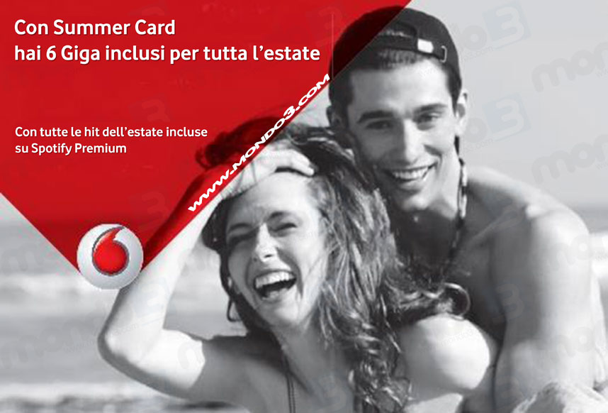 Vodafone Italia Summer Card estate 2015