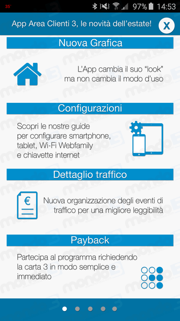 Aggiornamento App Area Clienti 3 Italia iOS e Android dettagli e novità
