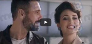 Raoul Bova e Chiara Francini nello spot TV di 3 Italia