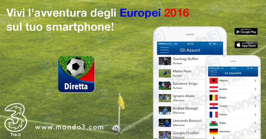 Diretta Europei 2016 3 Italia #Euro2016