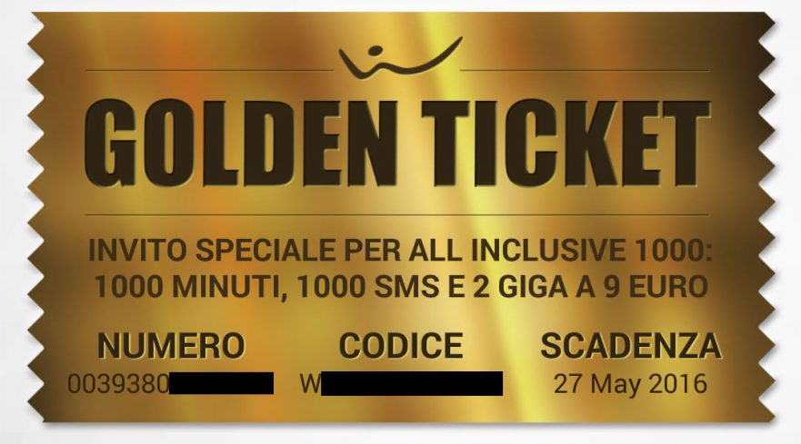 Wind Golden Ticket