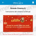 Grande Cinema 3, la proroga di Natale