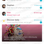 VEON App - chat list