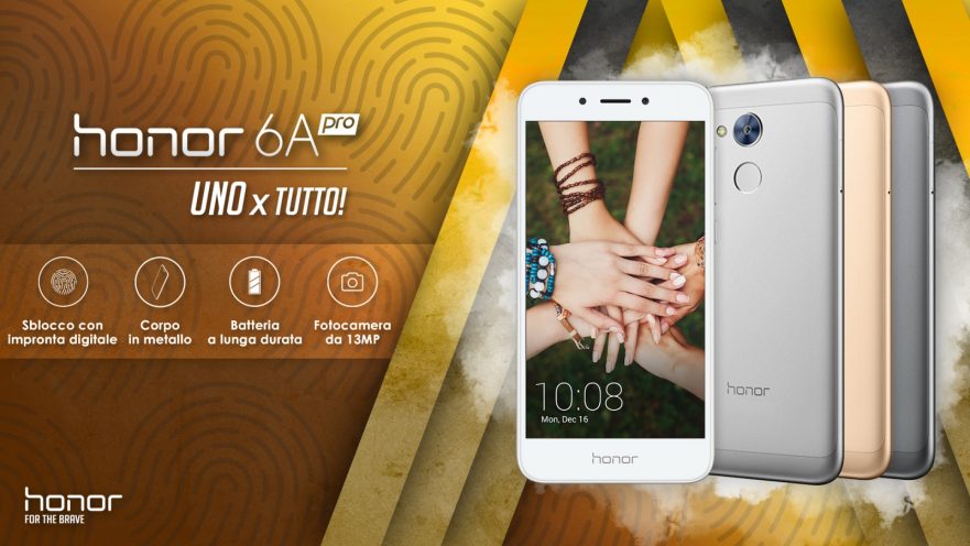 Honor 6A Pro con 3 Italia