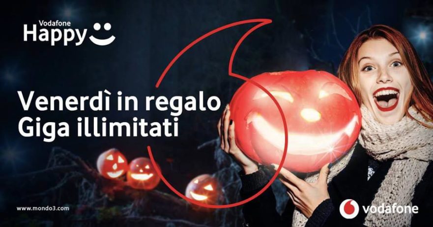 Vodafone Happy Giga Night per Halloween 2017