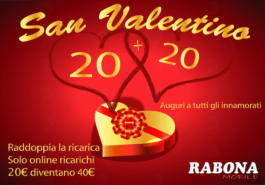 Promo RABONA MOBILE San Valentino 2018