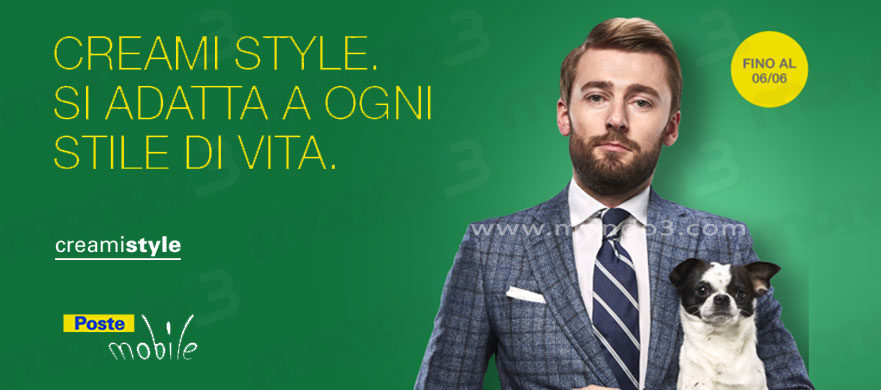 Nuova offerta CREAMI STYLE PosteMobile