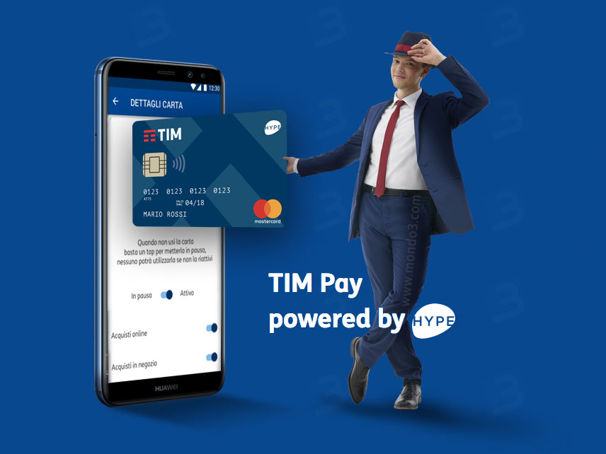 TIM Pay powered by HYPE (TIMpersonal contactless Mastercard)