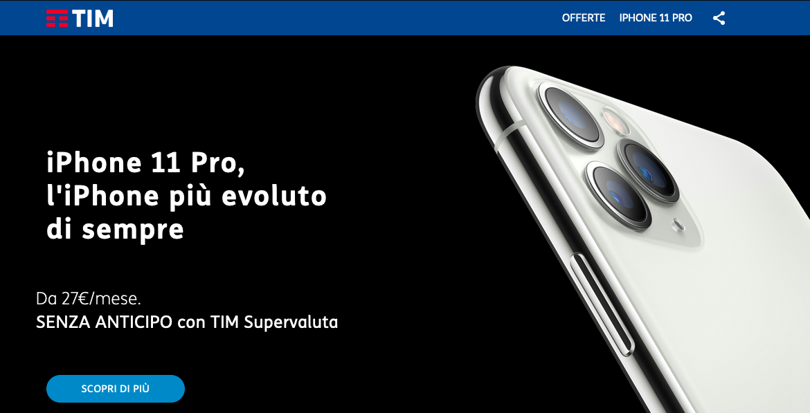 iPhone 11 a listino TIM: i prezzi e le offerte | Mondo3