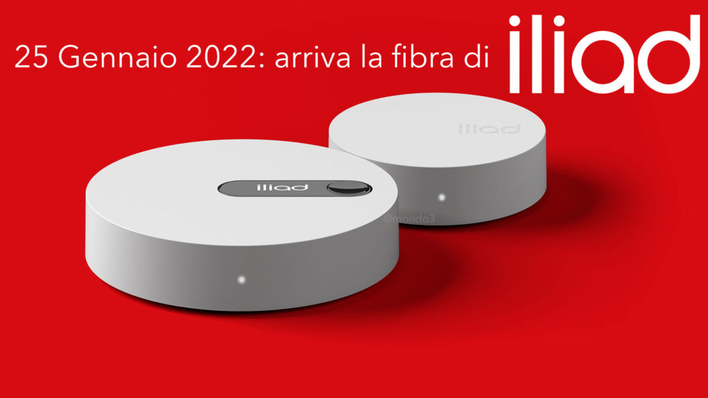 25 Gennaio 2022: arriva la fibra di iliad