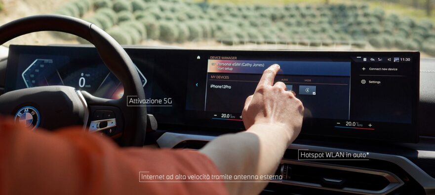 BMW & Swisscom - Personal eSIM - la prima auto 5G al mondo