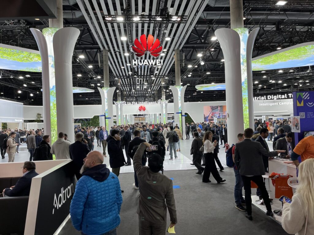 Il padiglione di Huawei al MWC2023 - Foto Mondo3