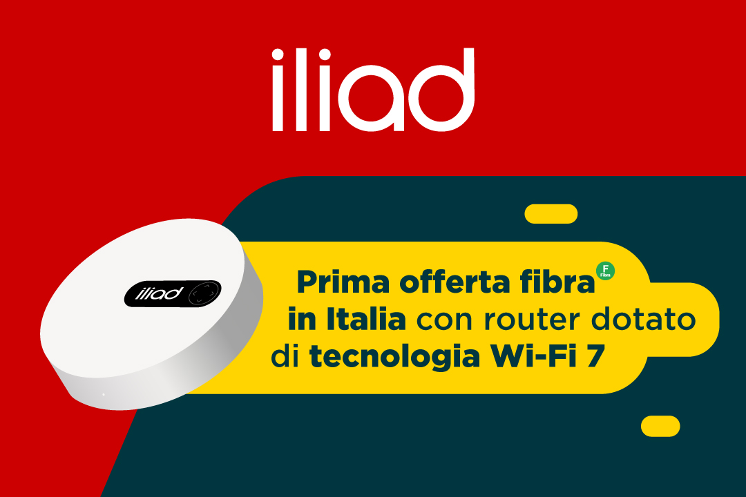 iliad, the fiber now has the Wi-Fi 7 modem included