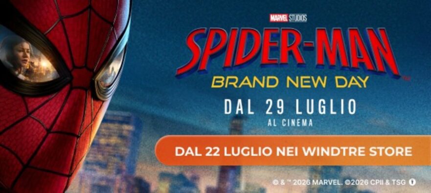 Spider Man Brand New Day concorso Premi da Supereroe WINDTRE